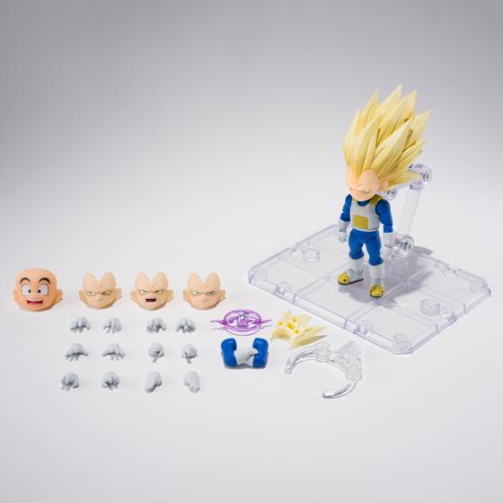 Dragon Ball Daima / Figurine Super Saiyan 3 Vegeta (Mini) S.H.Figuarts