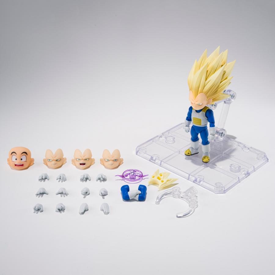 Dragon Ball Daima / Figurine Super Saiyan 3 Vegeta (Mini) S.H.Figuarts