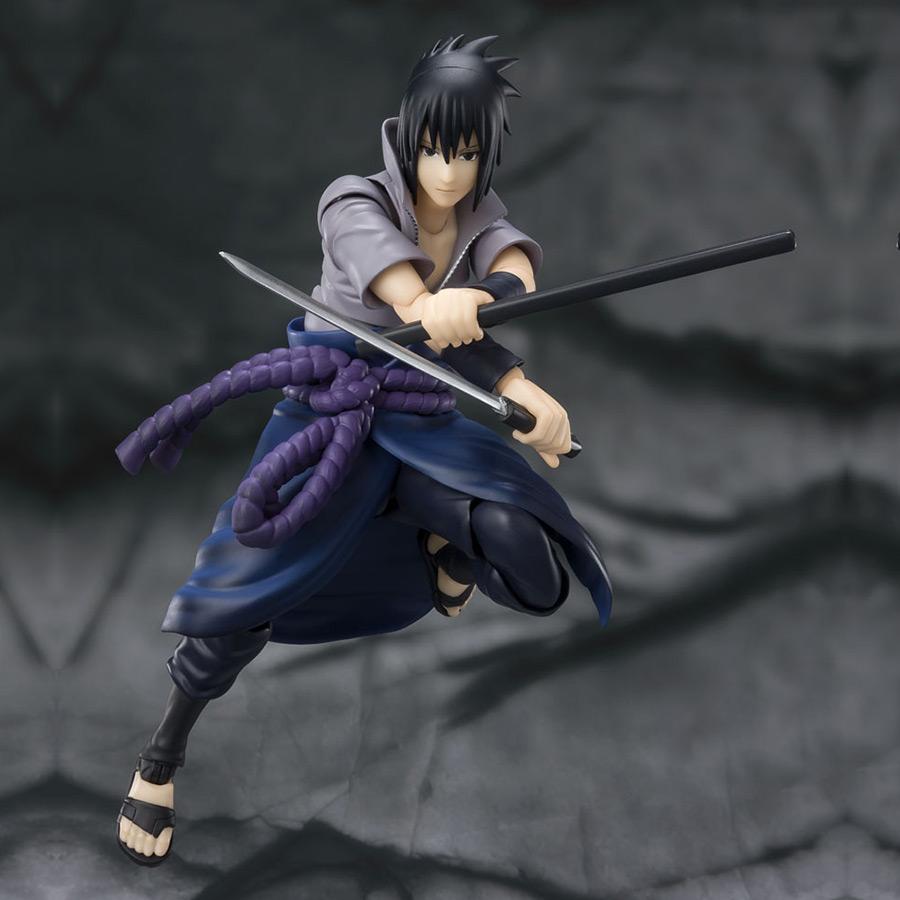 Figurine Naruto Shippuden Sasuke Uchiha He who bears all Hatred S.H.Figuarts Bandai