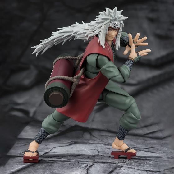 Naruto / Figurine Jiraiya -Hidden Leaf Heroic Master Sage- (Sage Mode Set) S.H.Figuarts Bandai