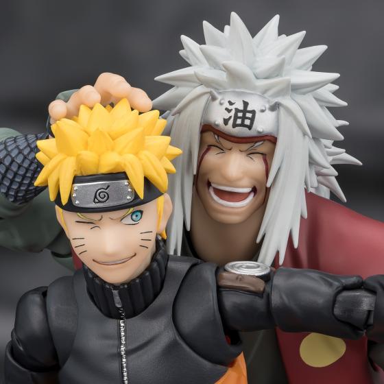 Naruto / Figurine Jiraiya -Hidden Leaf Heroic Master Sage- (Sage Mode Set) S.H.Figuarts Bandai