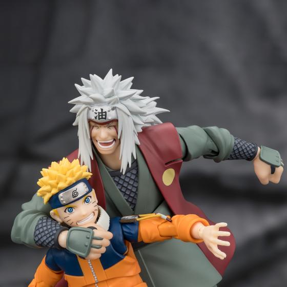 Naruto / Figurine Jiraiya -Hidden Leaf Heroic Master Sage- (Sage Mode Set) S.H.Figuarts Bandai