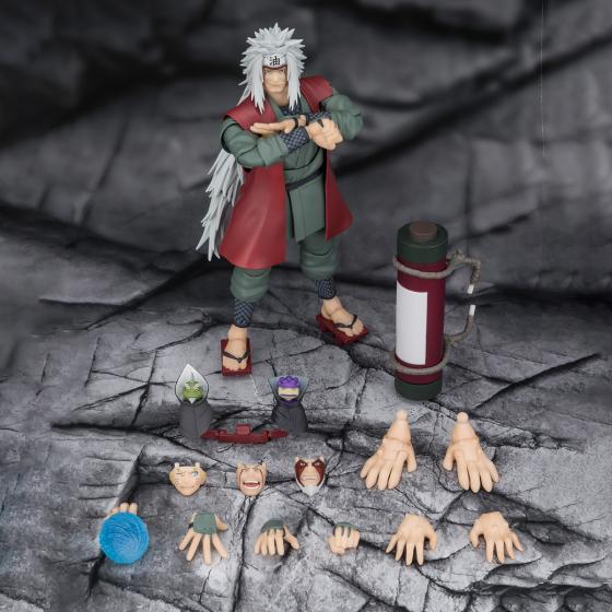 Naruto / Figurine Jiraiya -Hidden Leaf Heroic Master Sage- (Sage Mode Set) S.H.Figuarts Bandai