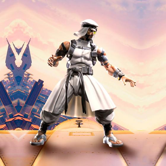 Street Fighter 5 Rashid S.H.Figuarts Tamashii Nations Action Figure