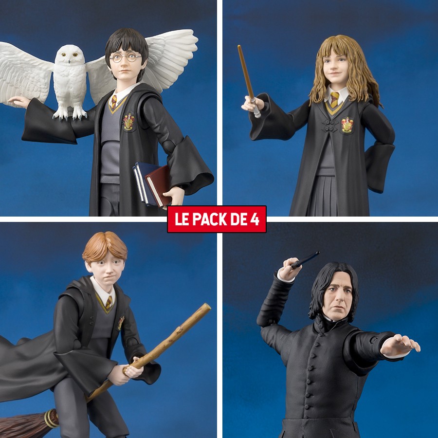 Pack X 4 figurines Harry Ptter - S.H.Figuarts