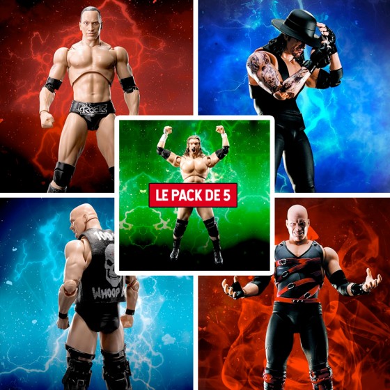 W.W.E. / Pack of 5 figures...