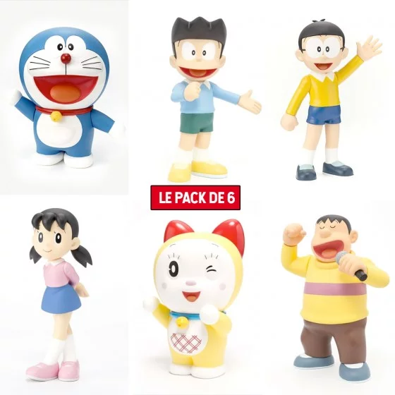 Pack X 6 Figurines Doraemon...