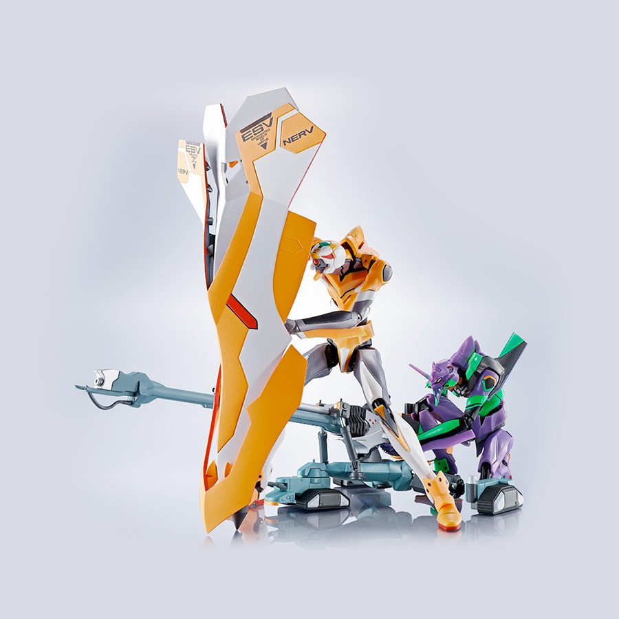 The Robot Spirits OP Yashima Cannon + ESV + TPG Set - Evangelion