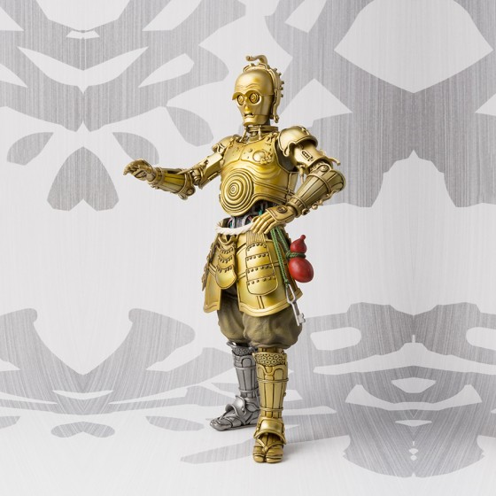 Figurine Samourai C-3PO Star Wars  Movie Realization - Tamashi Bandai