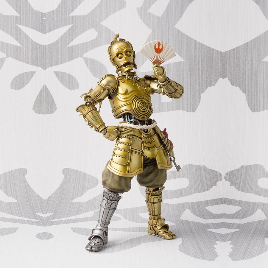 Star Wars Movie Realization C-3PO Samurai Figure - Tamashi Bandai