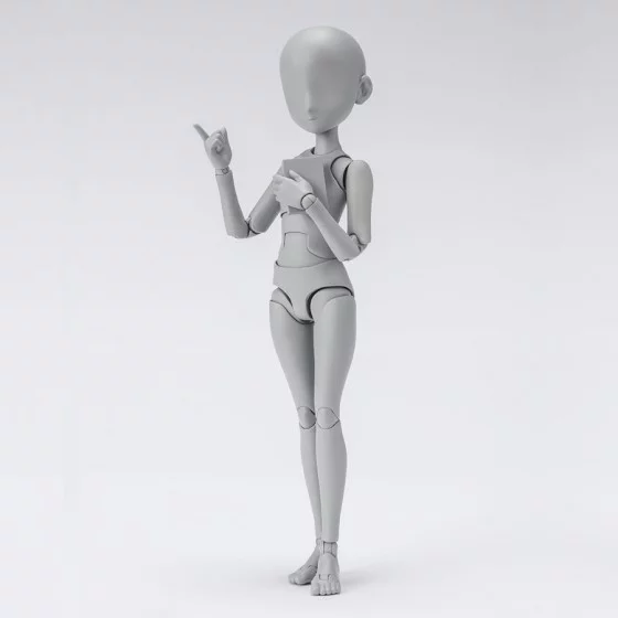 Figurine PVC articulée Body Chan Ken Sugimori Edition DX SET Gray Color Ver. S.H.Figuarts Bandai Tamashii Nations