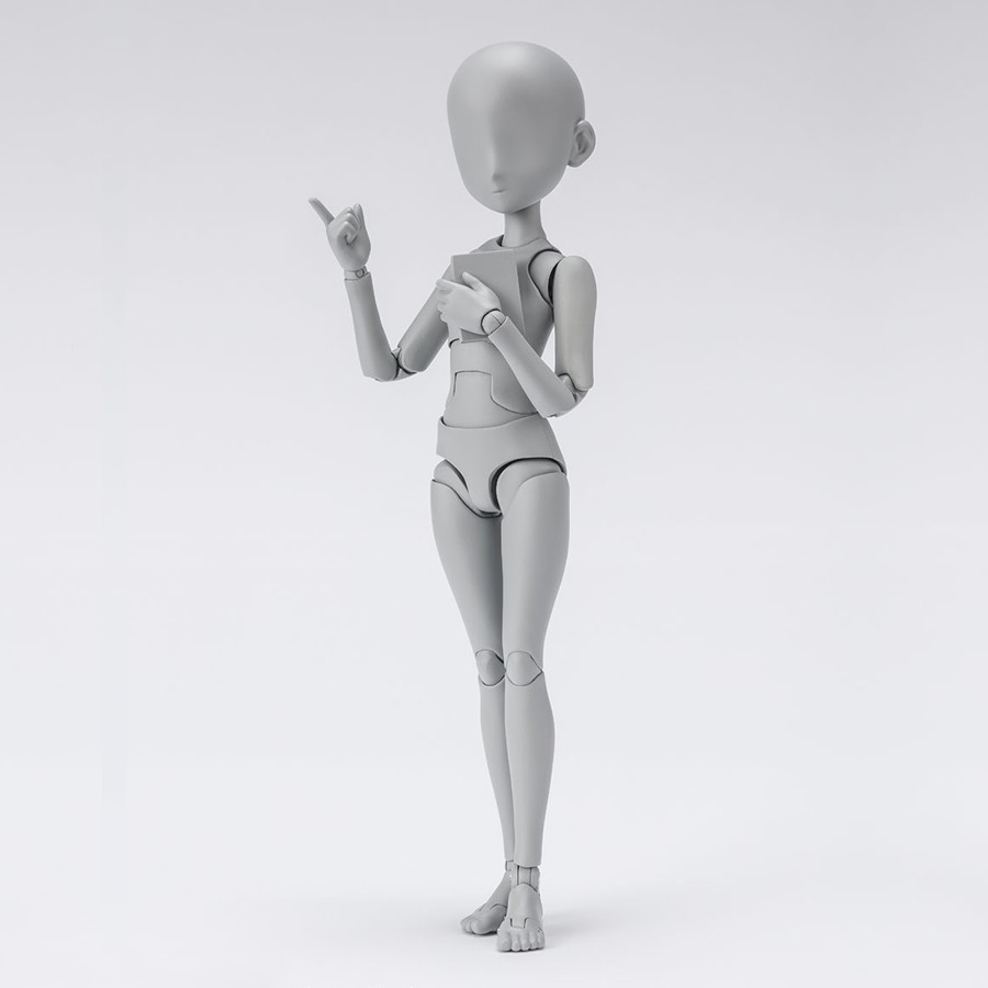 Figurine PVC articulée Body Chan Ken Sugimori Edition DX SET Gray Color Ver. S.H.Figuarts Bandai Tamashii Nations