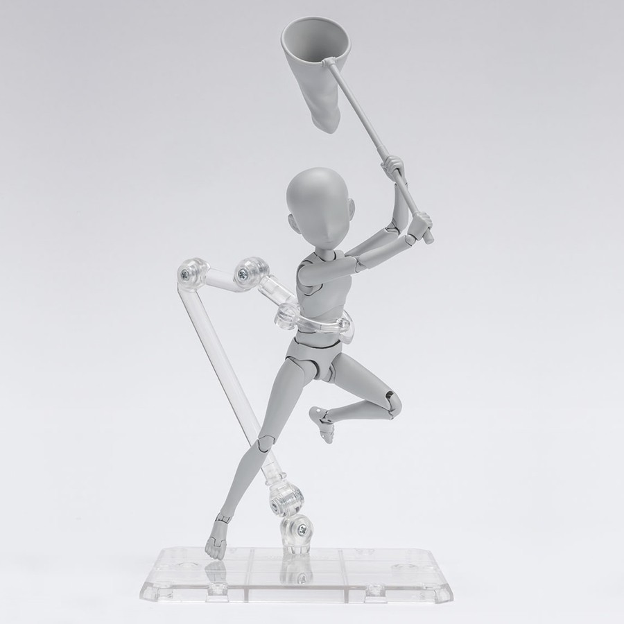 Figurine PVC articulée Body Kun Ken Sugimori Edition DX SET Gray Color Ver. S.H.Figuarts Bandai Tamashii Nations
