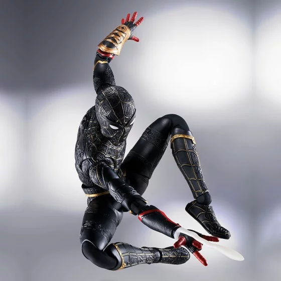 Figurine Spiderman Black & Gold Suit No Way Home S.H.Figuarts Bandai