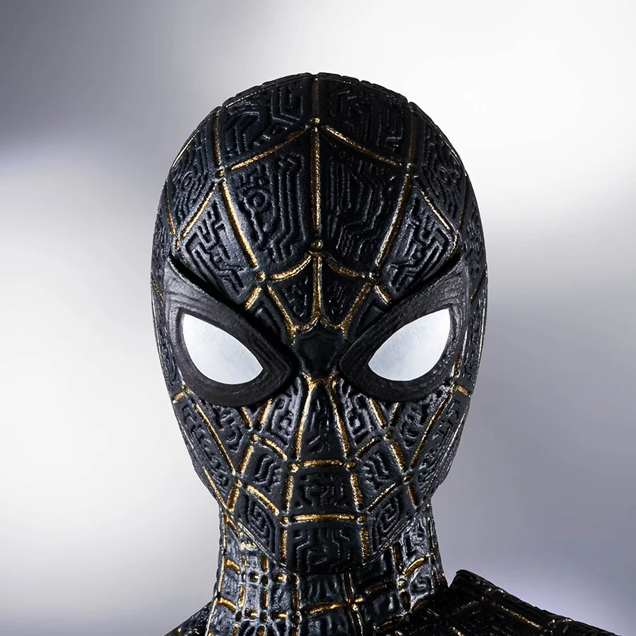Figurine Spiderman Black & Gold Suit No Way Home Special Set S.H.Figuarts