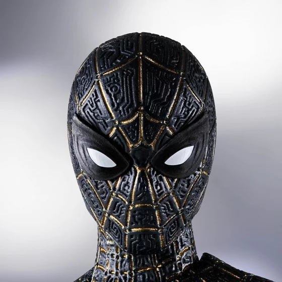 Spiderman Black & Gold Suit No Way Home S.H.Figuarts Bandai Figur