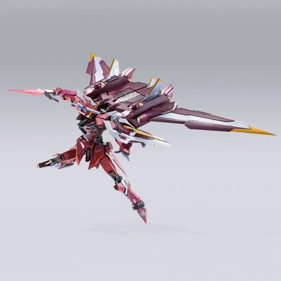 Figurine articulée métal manga Justice Gundam Metal Build Bandai Tamashii Nations